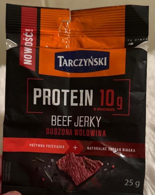 Фото - Protein beef jerky suszona wołowina Tarczyński