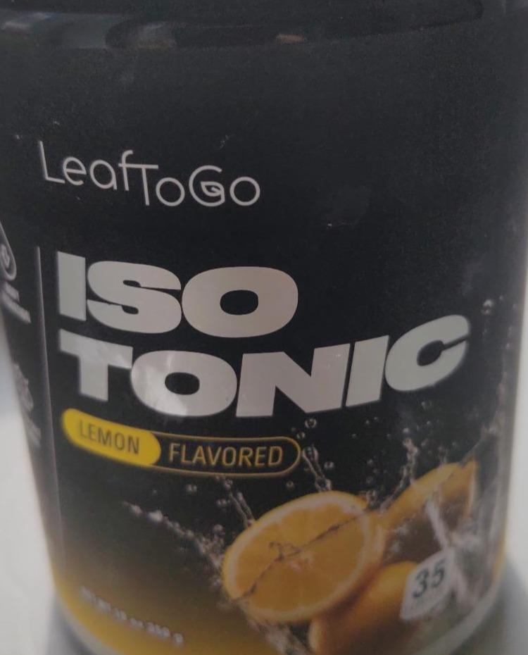 Фото - Iso tonic lemon flavored LeafToGo