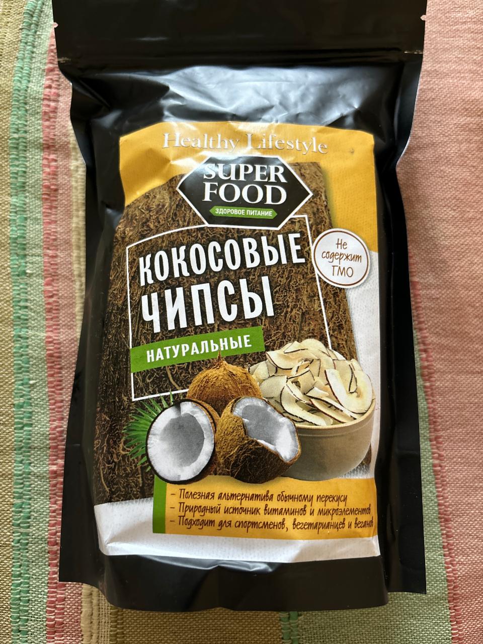 Фото - Кокосовые чипсы Super Food Healthy Lifestyle