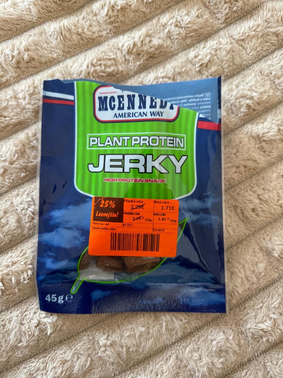 Фото - Plant Protein Jerky McEnnedy American Way