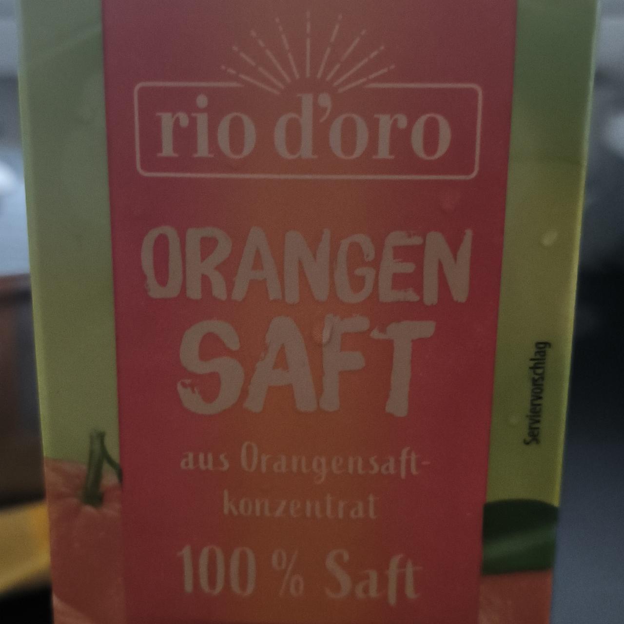 Фото - Orangen saft Rio d'oro