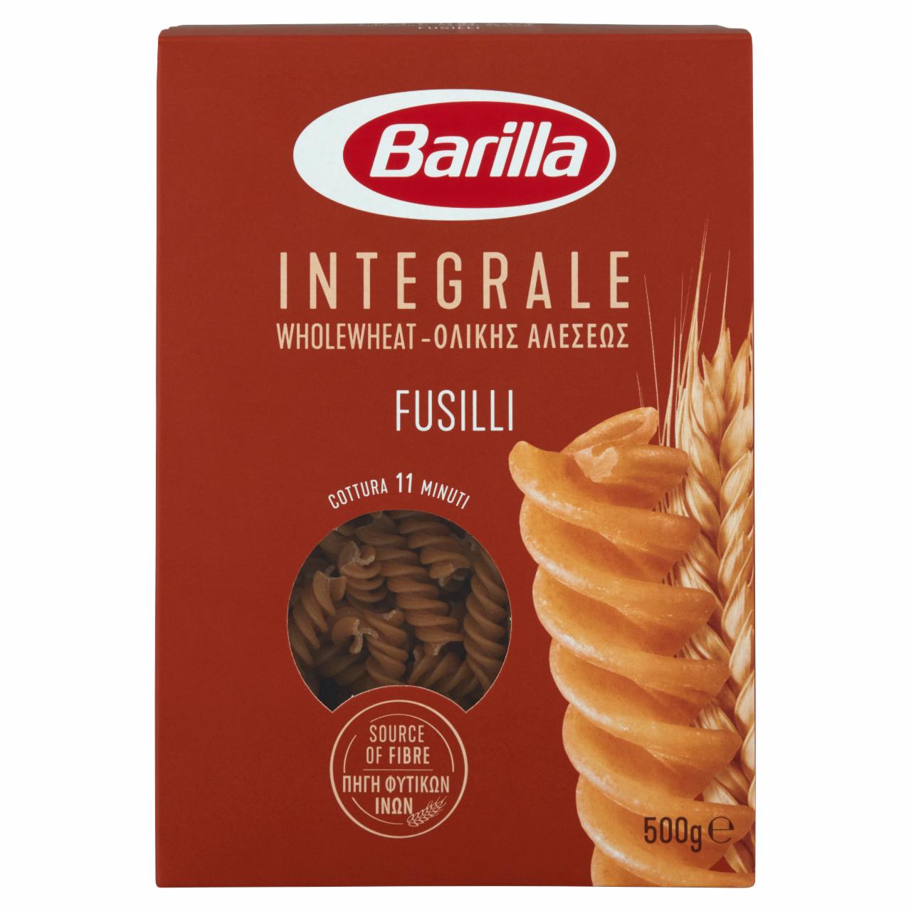 Фото - Макароны Integrale Fusilli цельзерновые Barilla