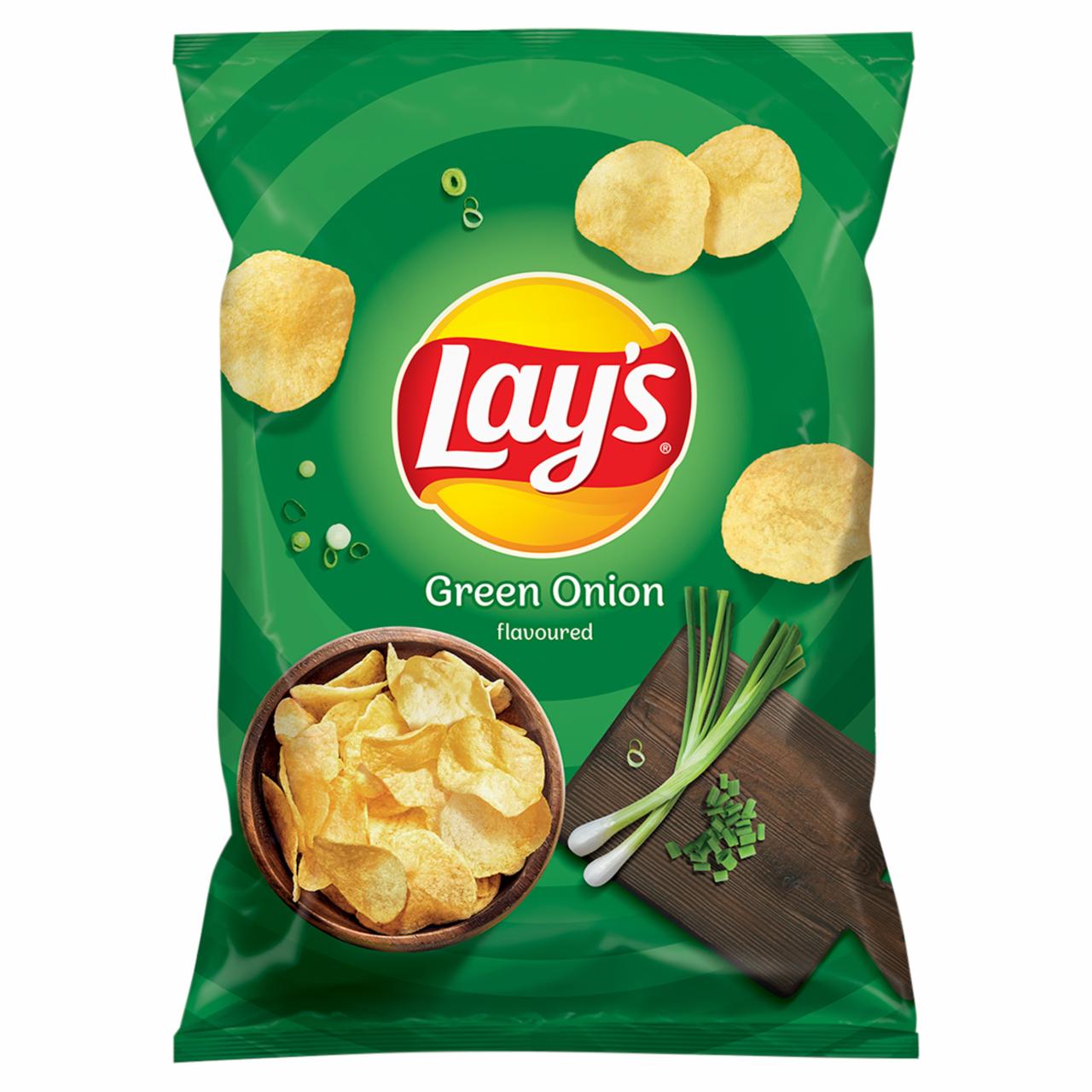 Фото - Чипсы картофельные зелёный лук Lay's