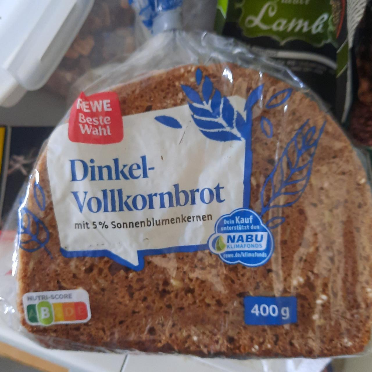 Фото - Dinkel-Vollkornbrot Rewe beste wahl