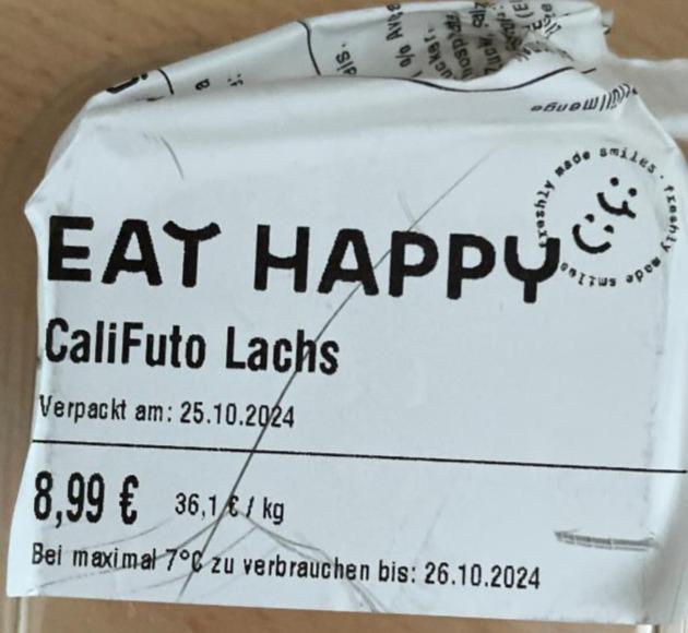 Фото - Суши с лососем и авокадо Eat happy Daily