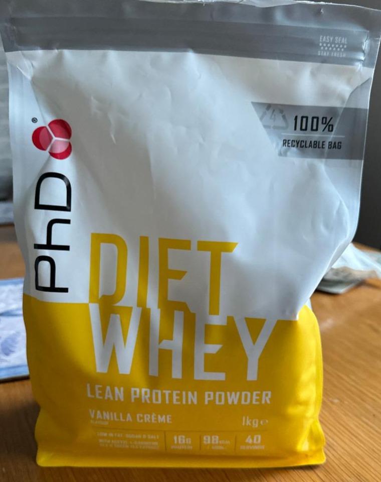 Фото - Diet Whey lean protein powder vanilla crème PhD