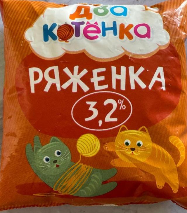 Фото - Ряженка 3,2% Два котенка