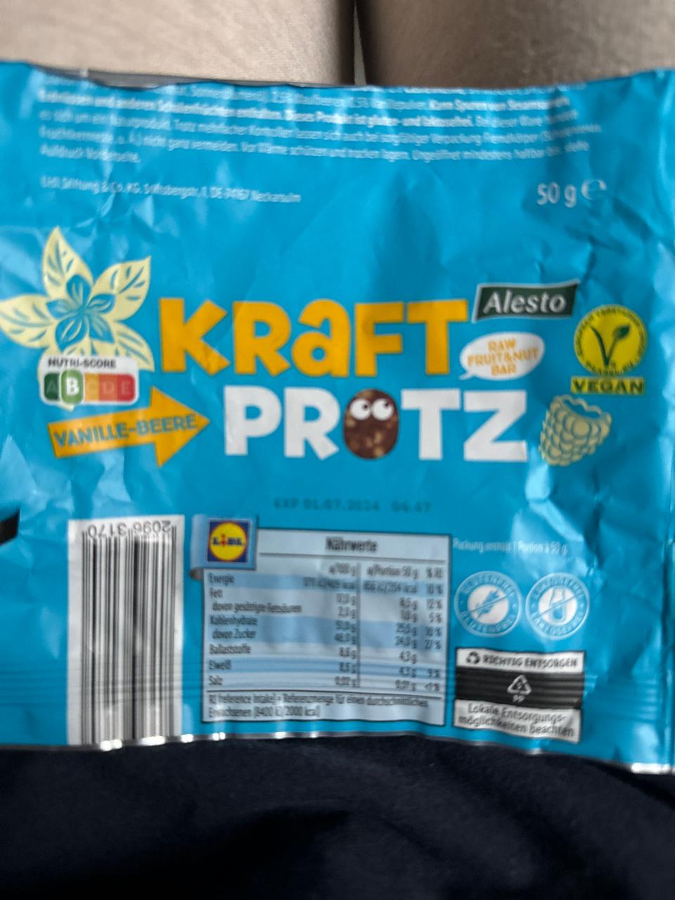 Фото - Kraft Protz Vanille-Beere Alesto