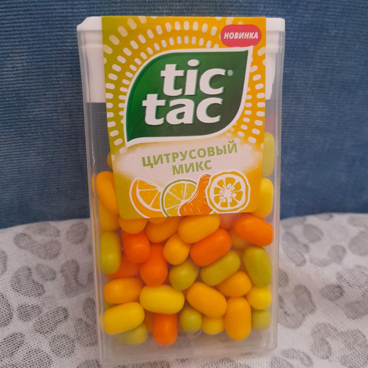 Фото - Драже цитрусовый микс Tic Tac