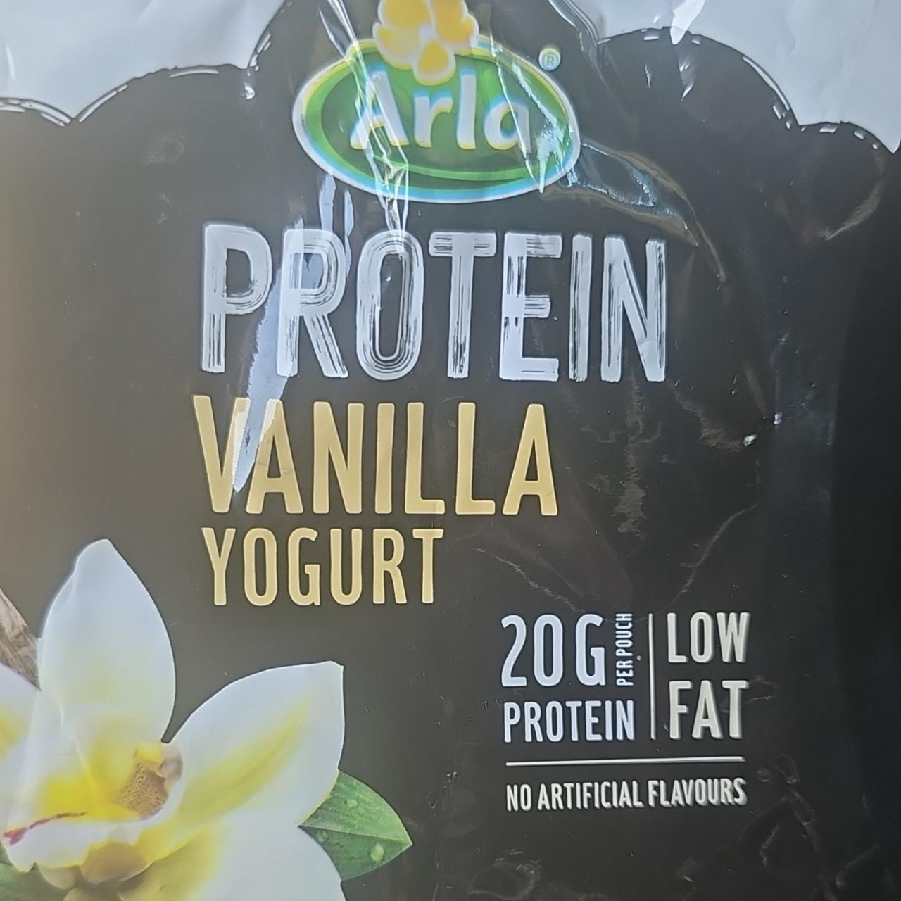 Фото - Protein Vanilla Yogurt Pouch Arla