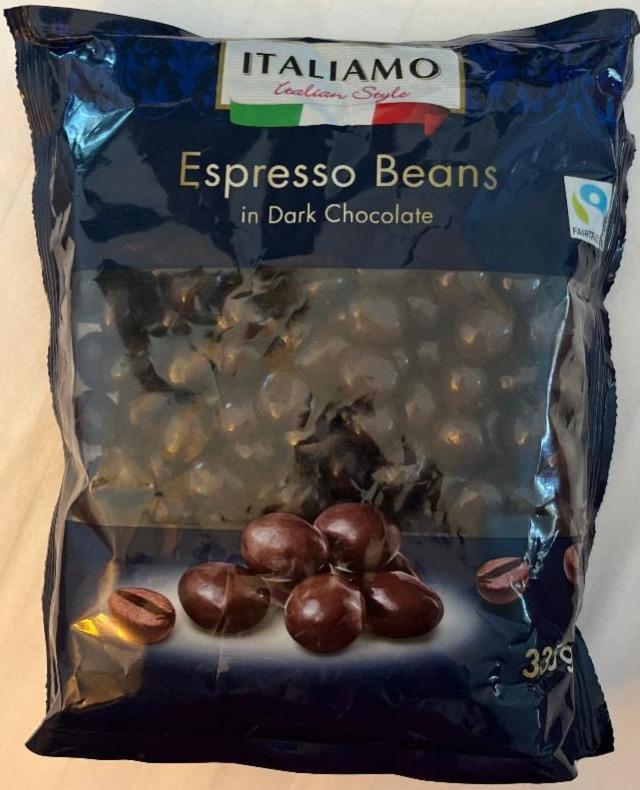 Фото - Espresso beans in dark chocolate Italiamo