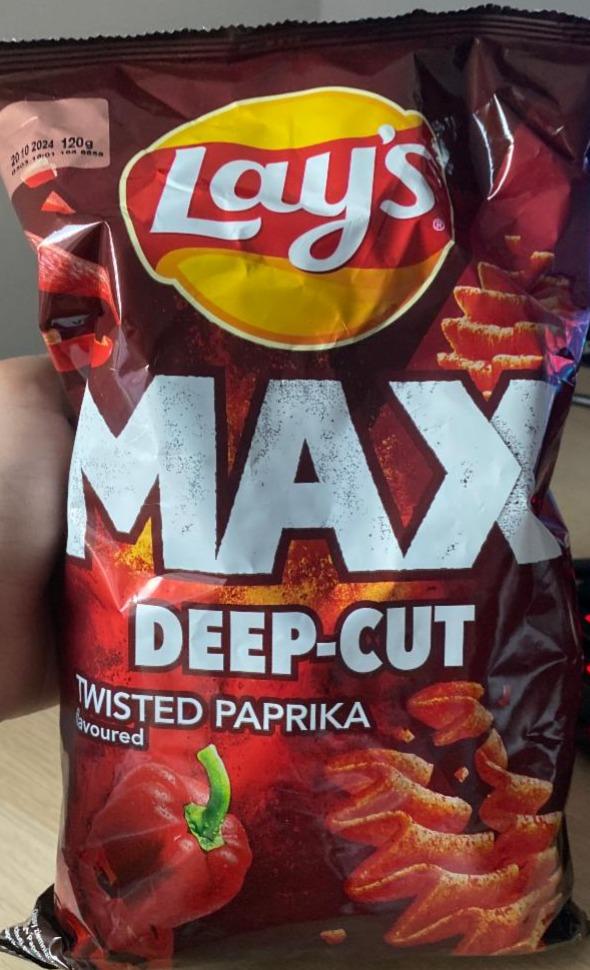 Фото - Max Deep-cut twisted paprika Lay's