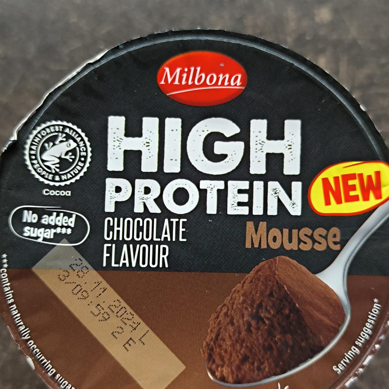 Фото - High Protein Mousse Schokogeschmack Milbona