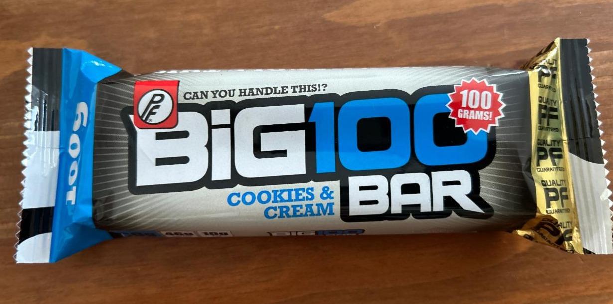 Фото - Big100 bar cookies&cream PF