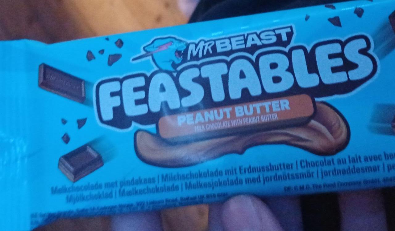 Фото - Bar Deez Nuts Milk Chocolate with Peanut Butter Mr. Beast