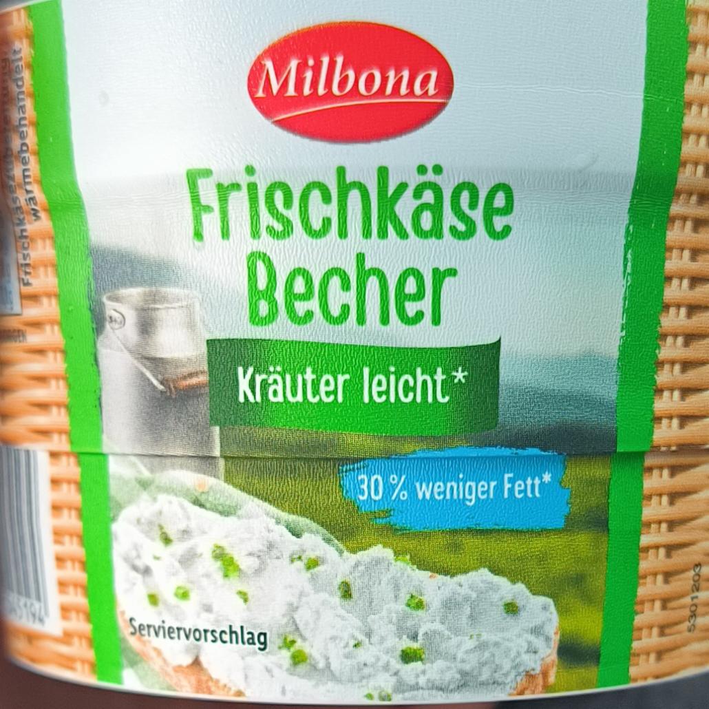 Фото - Frischkäse becher kräuter leicht Milbona