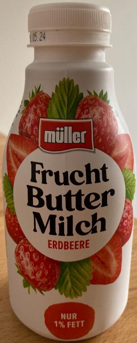 Фото - Frucht Butter Milch erdbeere 1% Müller