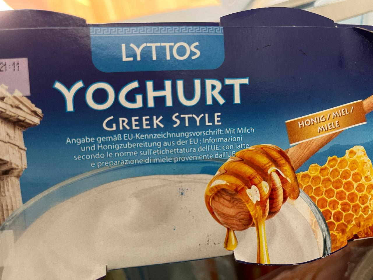 Фото - Yoghurt greek style mit honig Lyttos