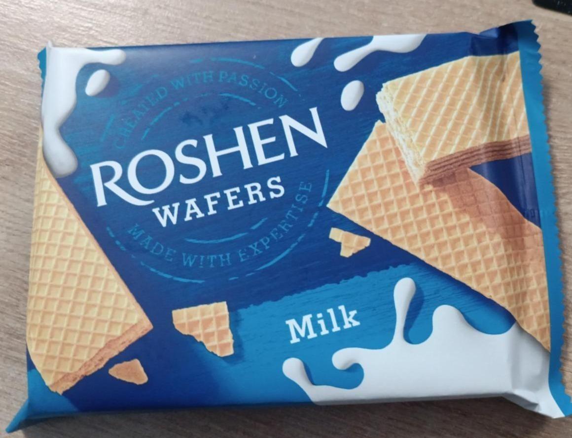 Фото - Вафли Wafers молоко Roshen