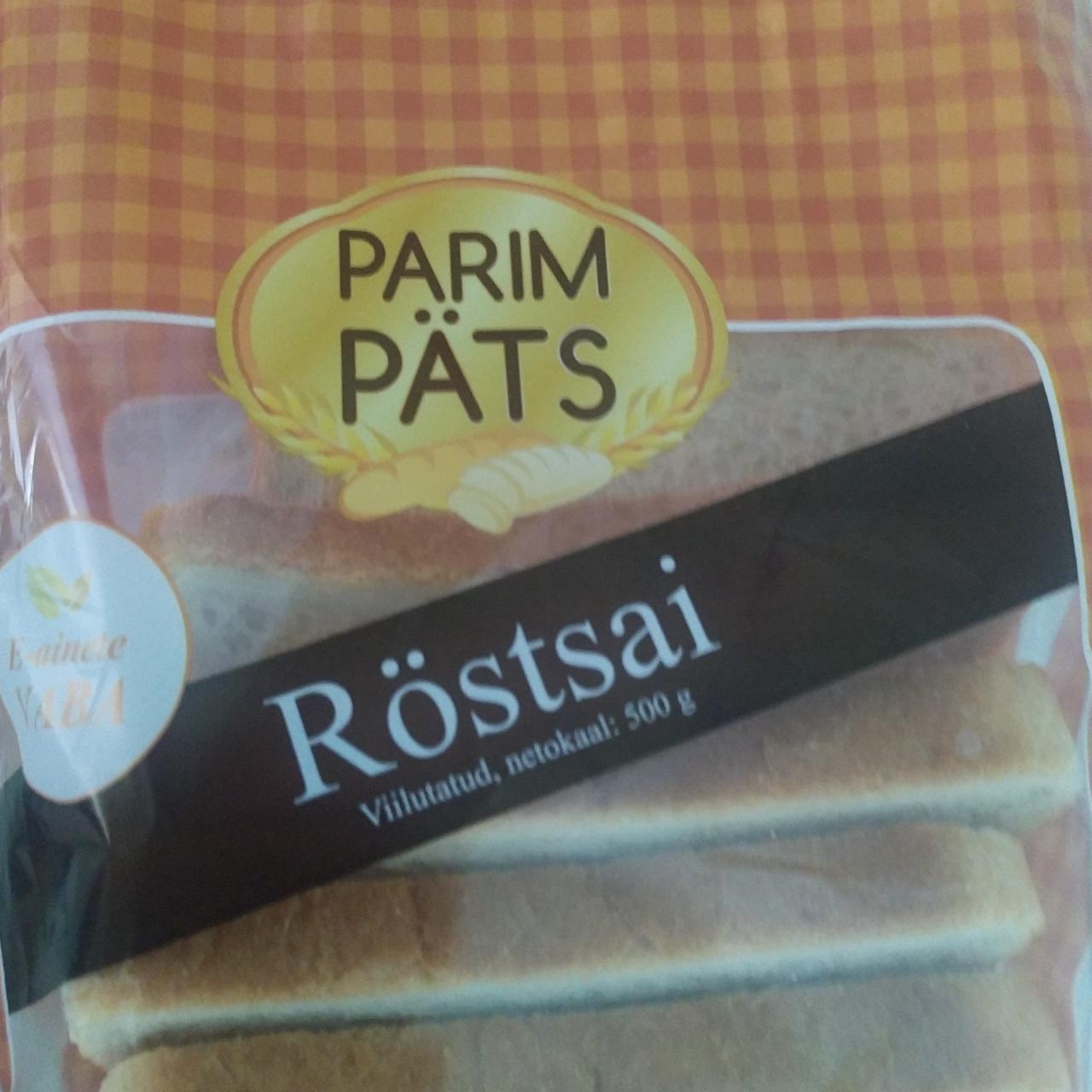 Фото - Тостовый хлеб пшеничный Röstsai Parim Pats