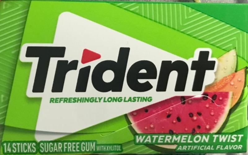 Фото - Gum watermelon twist Trident