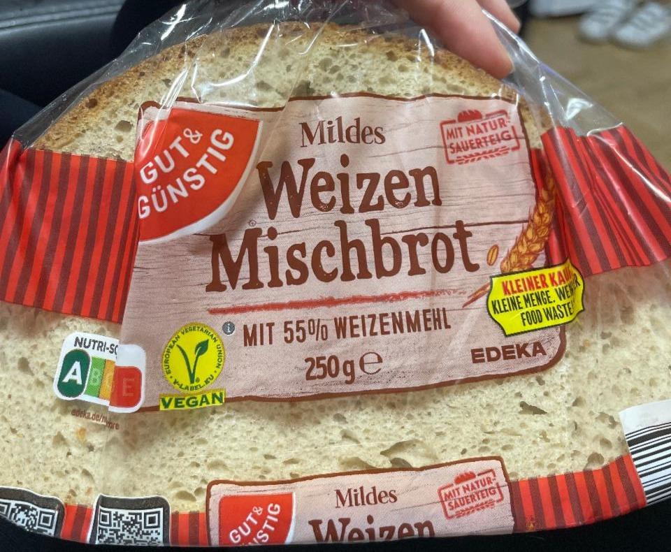 Фото - Mildes weizen mischbrot Gut&Günstig