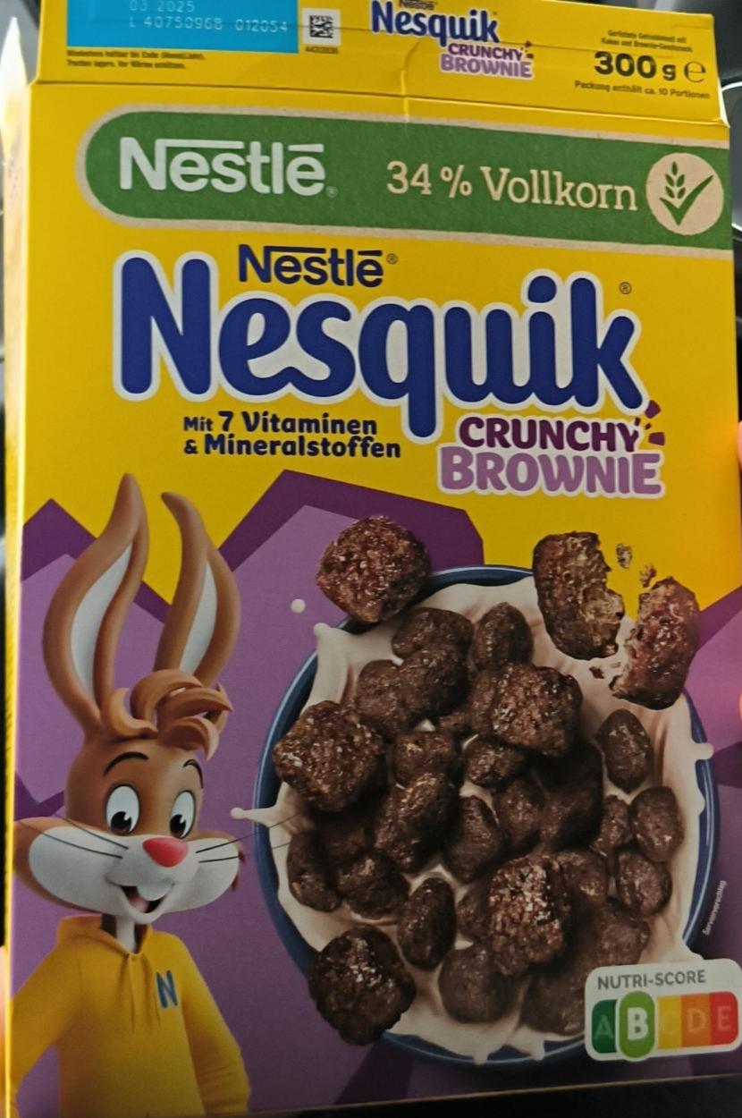 Фото - Nesquik Crunchy Brownie Nestlé