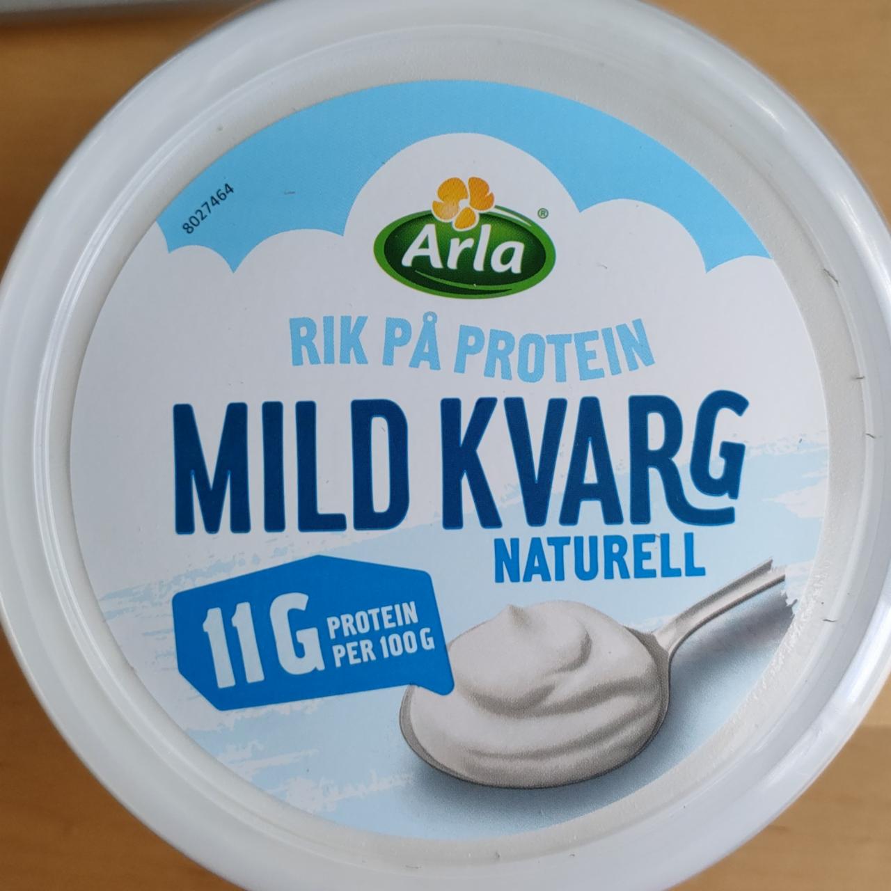 Фото - кисломолочный продукт кварк натуральный Arla