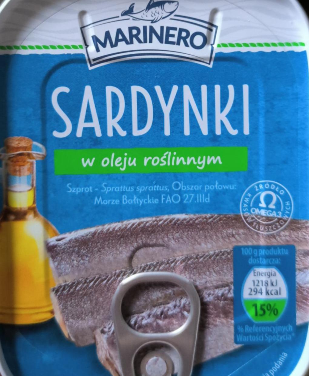 Фото - Sardynki w oleju roslinnym Marinero