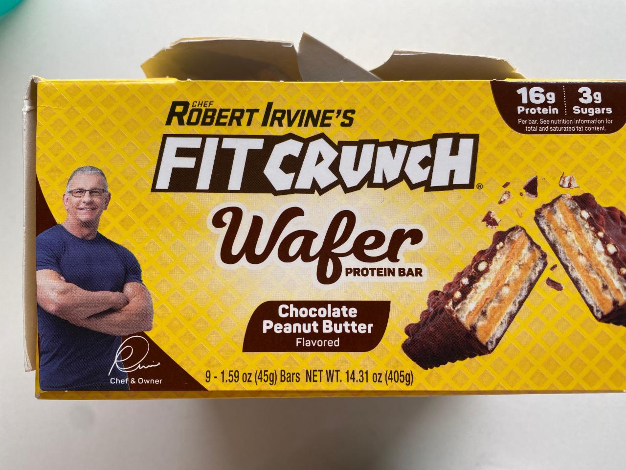 Фото - Протеиновый батончик Robert Irvine’s Fit crunch