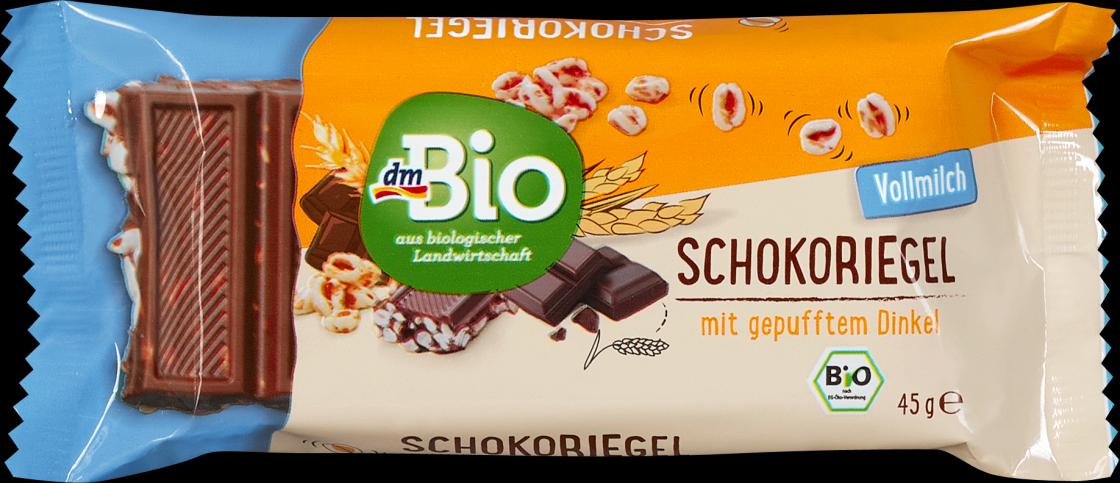 Фото - BIO Schokoriegel mit gepufftem Dinkel dmBio