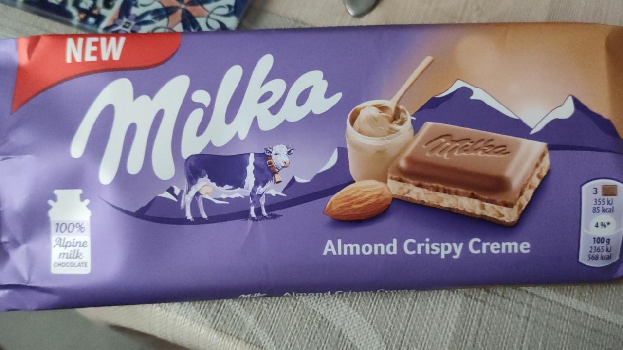 Фото - Шоколад Миндальный крем Milka