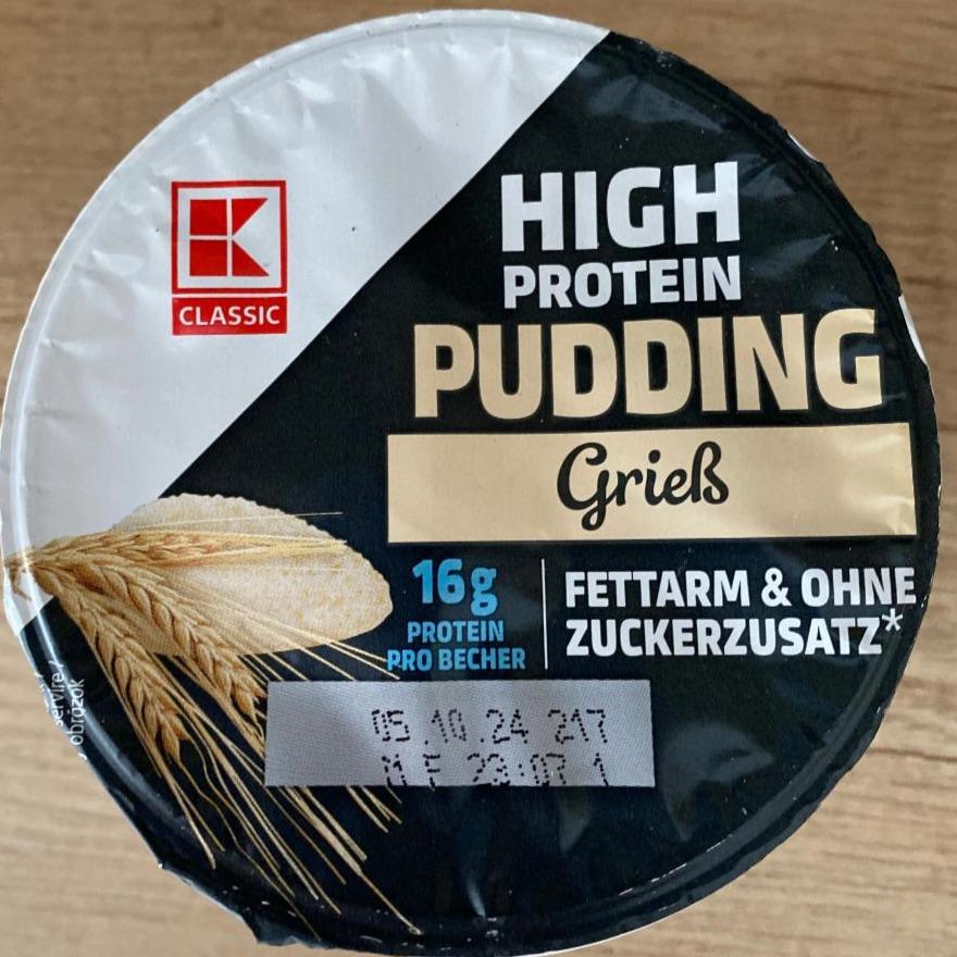 Фото - High protein pudding grieß K-Classic