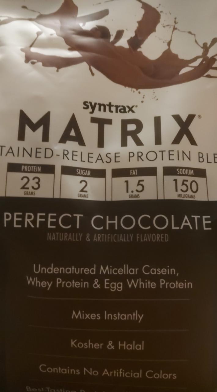 Фото - Perfect chocolate protein Syntrax Matrix