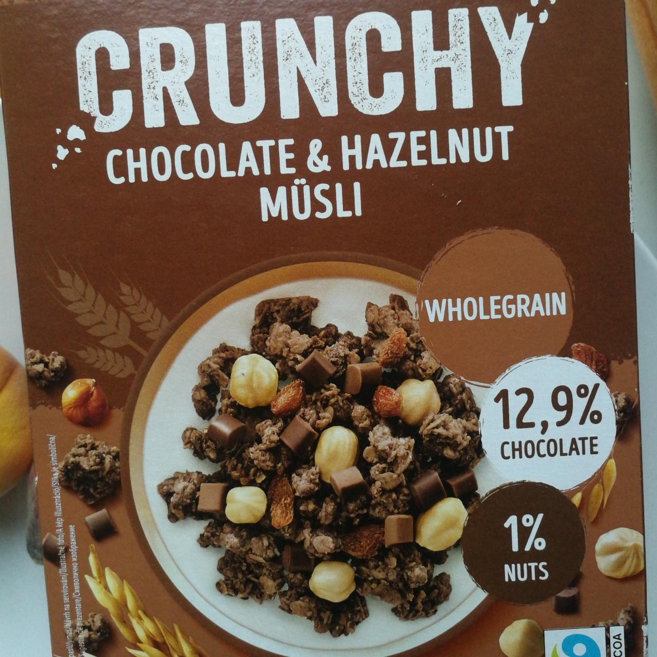 Фото - Crunchy Chocolate&Hazelnuts Müsli Crownfield