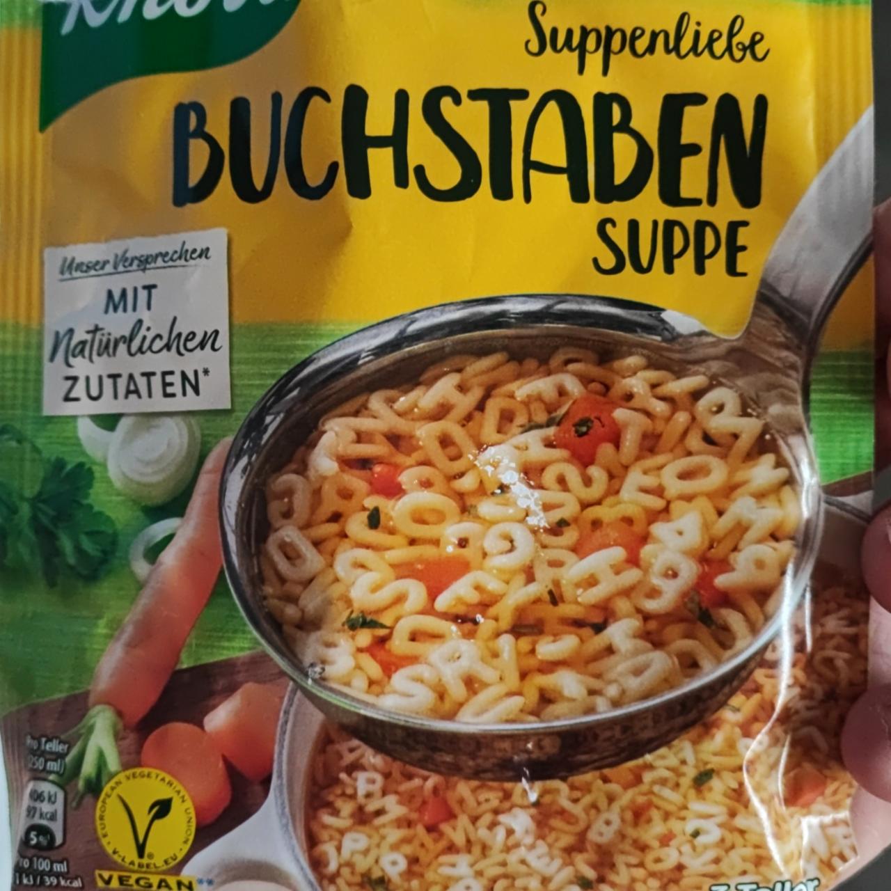 Фото - Buchstaben suppe Knorr