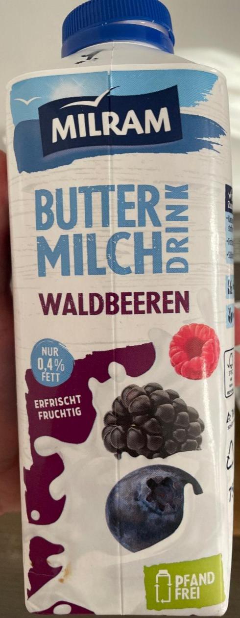 Фото - Buttermilch Drink Waldbeeren Milram