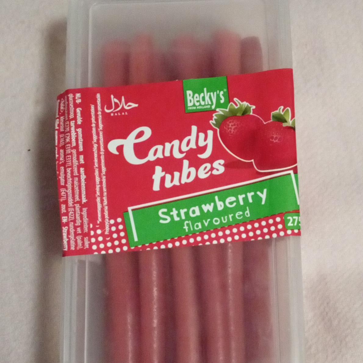 Фото - Strawberry candy tubes Becky's