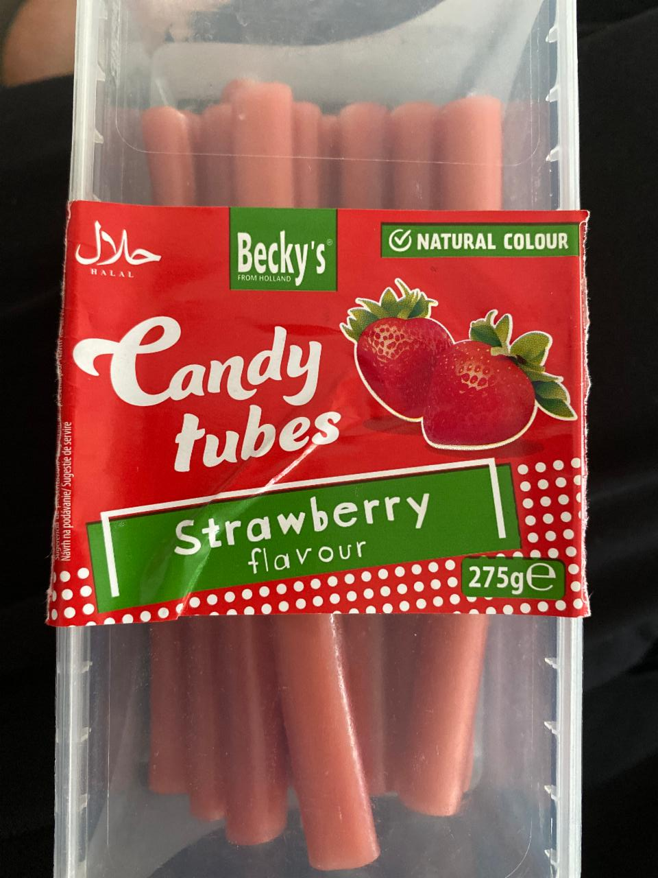 Фото - Strawberry candy tubes Becky's