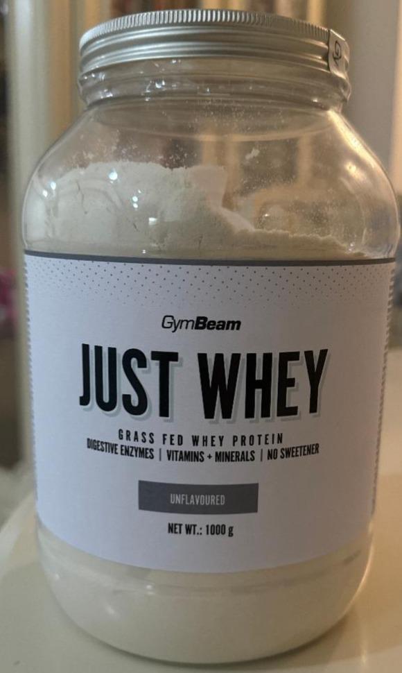 Фото - Just whey grass fed whey protein unflavoured GymBeam