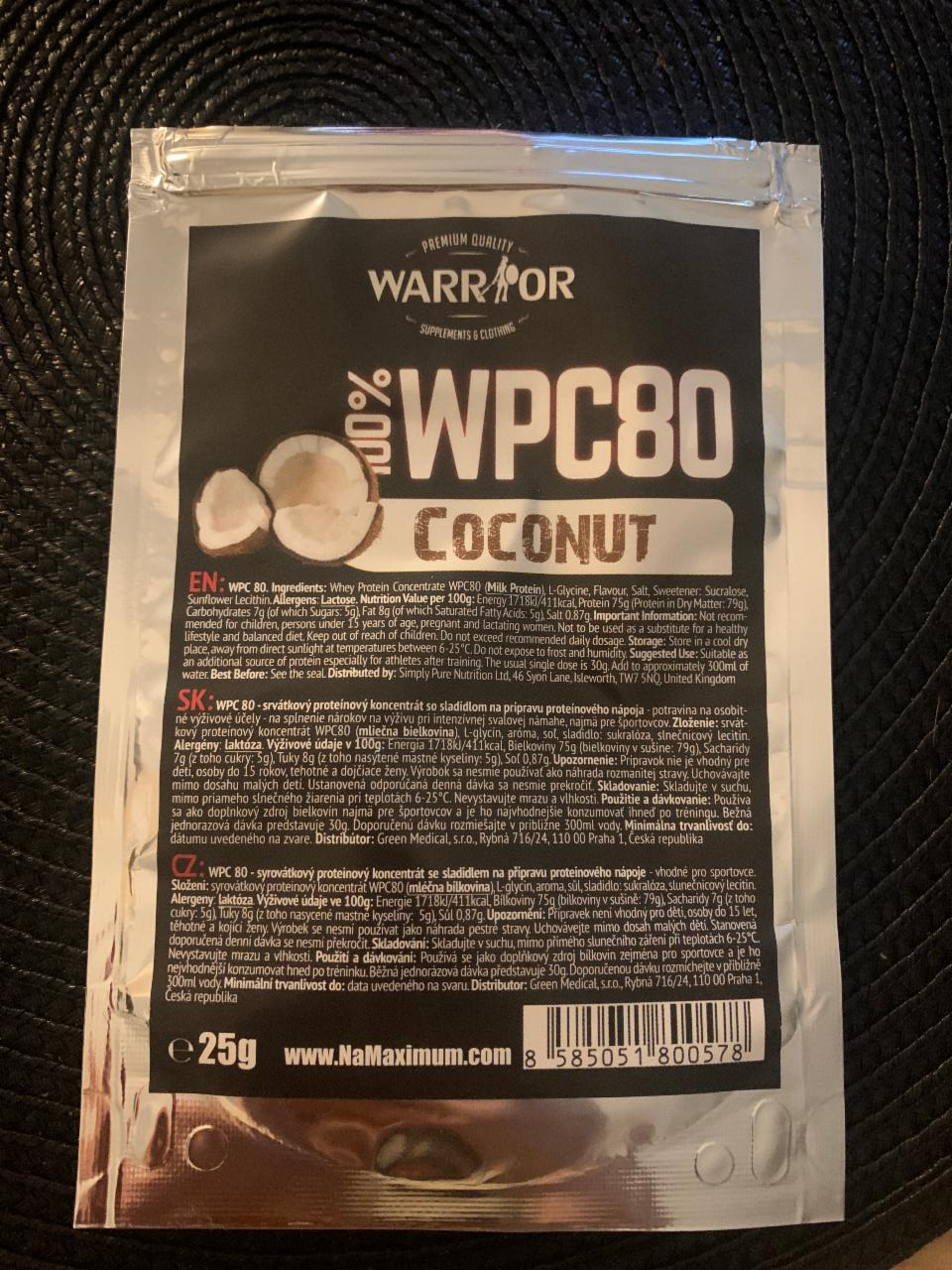 Фото - 100% WPC 80 Whey Protein coconut Warrior