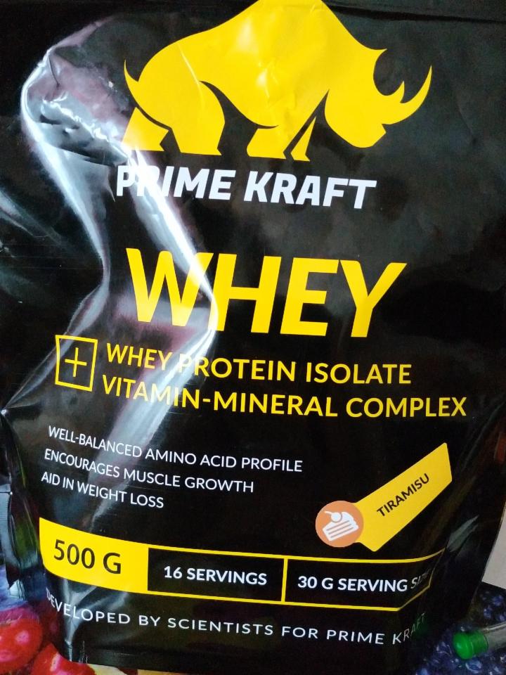 Фото - Whey напиток сухой тирамису