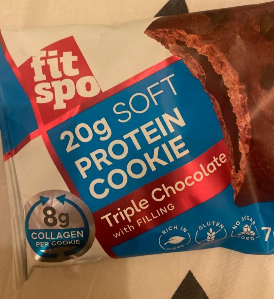 Фото - Protein cookie triple chocolate FitSpo