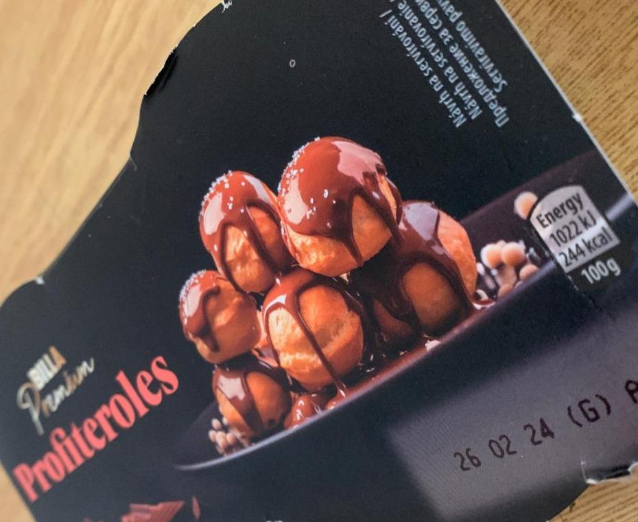 Фото - Профитроли в шоколадном соусе Premium Profiteroles Billa