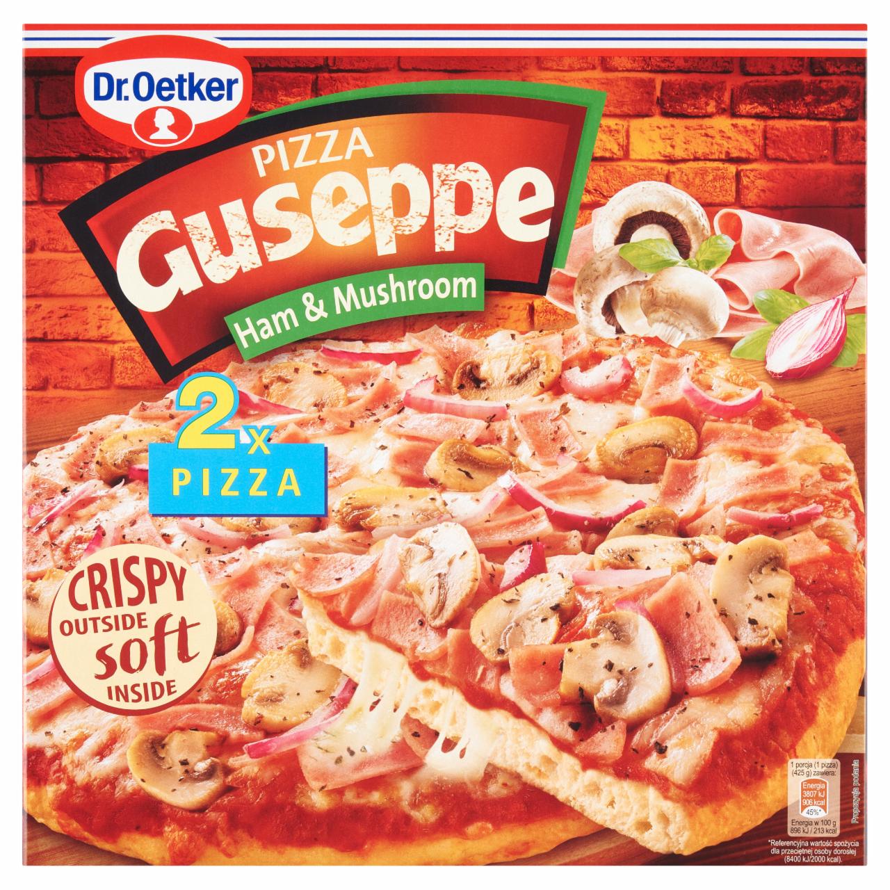 Фото - Пицца с ветчиной и грибами Pizza Guseppe Dr. Oetker