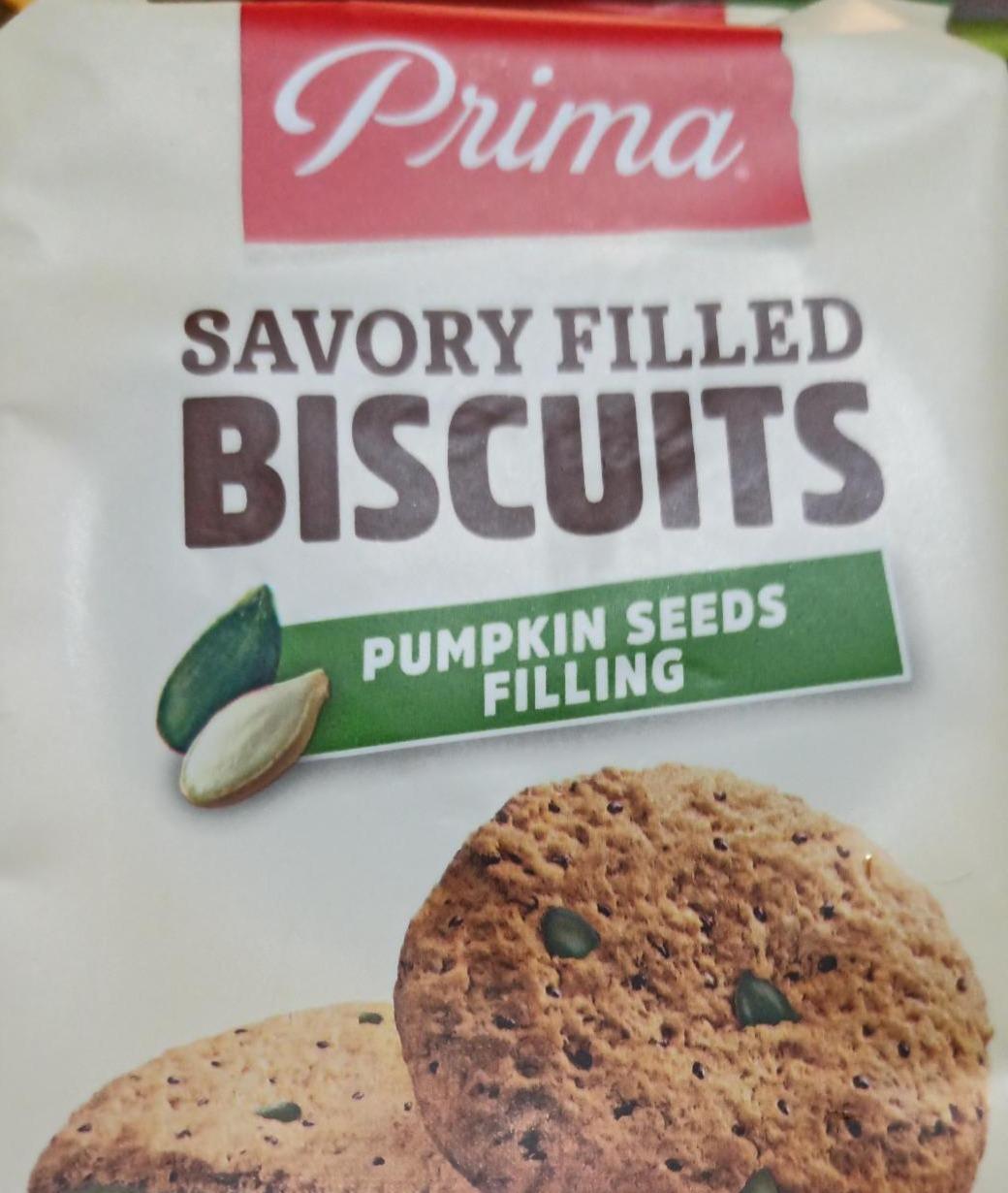 Фото - Savory filled biscuits pumpkin seeds filling Prima