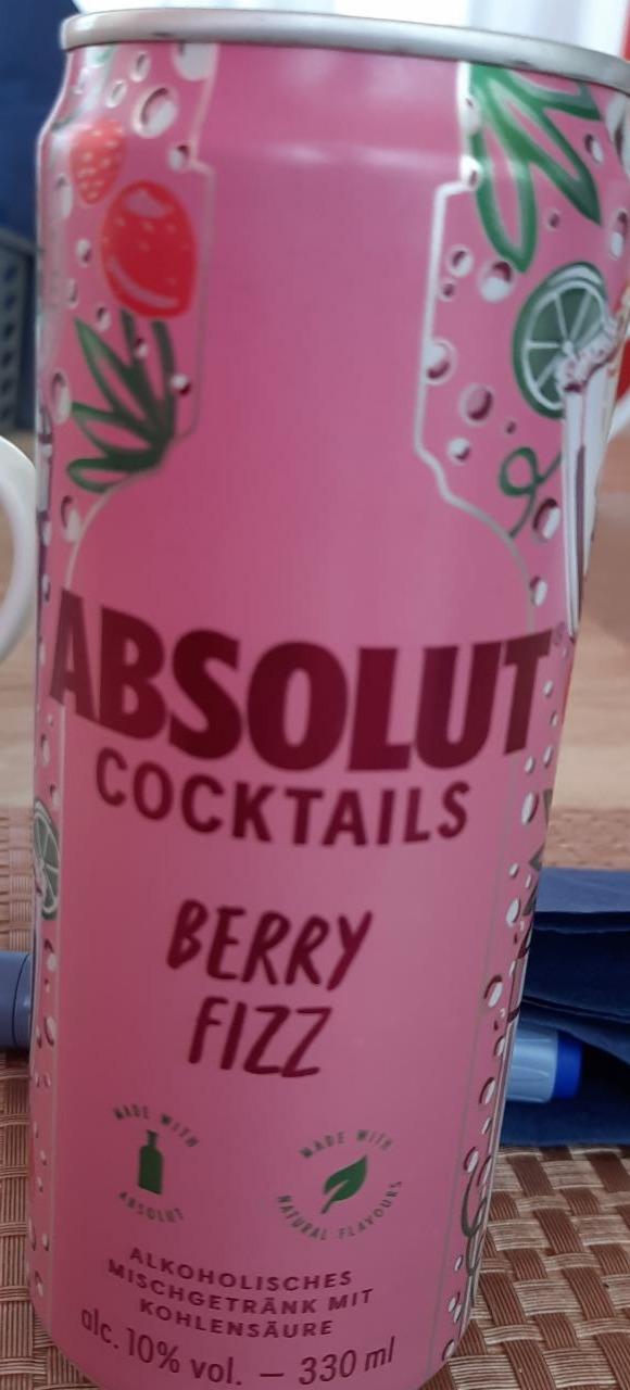 Фото - Cocktails Berry fizz Absolut