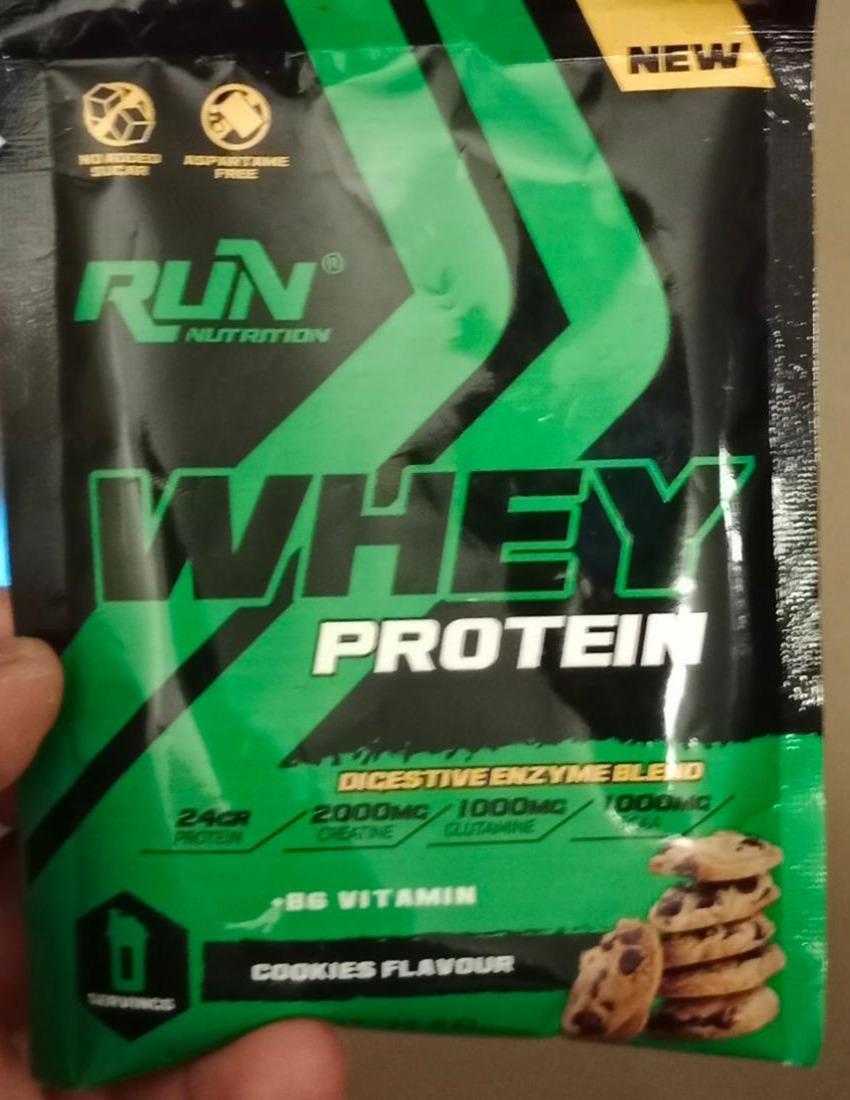 Фото - Whey protein cookies flavour Run nutrition