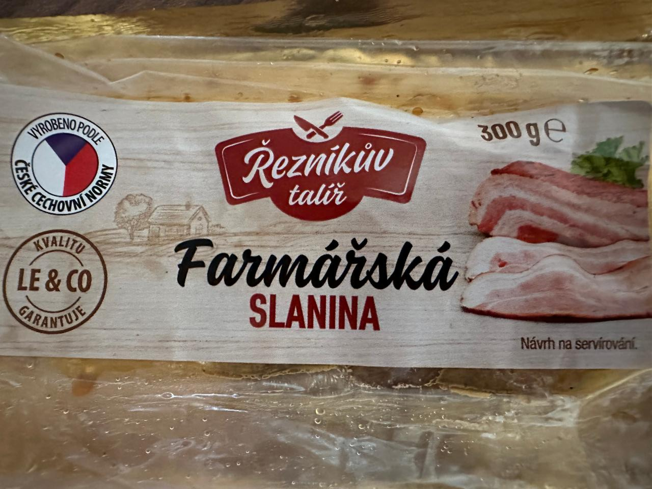 Фото - Farmářská slanina Řezníkův Talíř