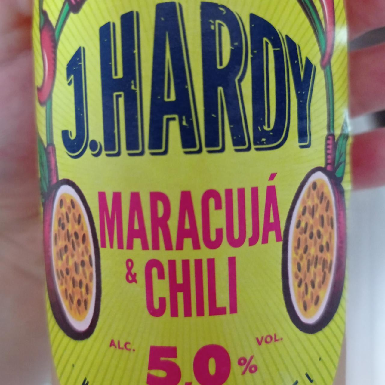 Фото - Напиток пивной маракуйя чили maracija-chili J. Hardy